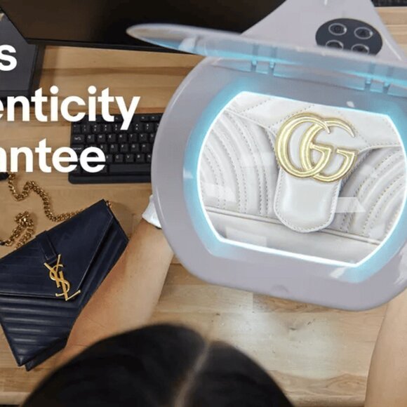 Authentic Chanel Handbag Chain Strap Leather Orange Red - Picture 2 of 9